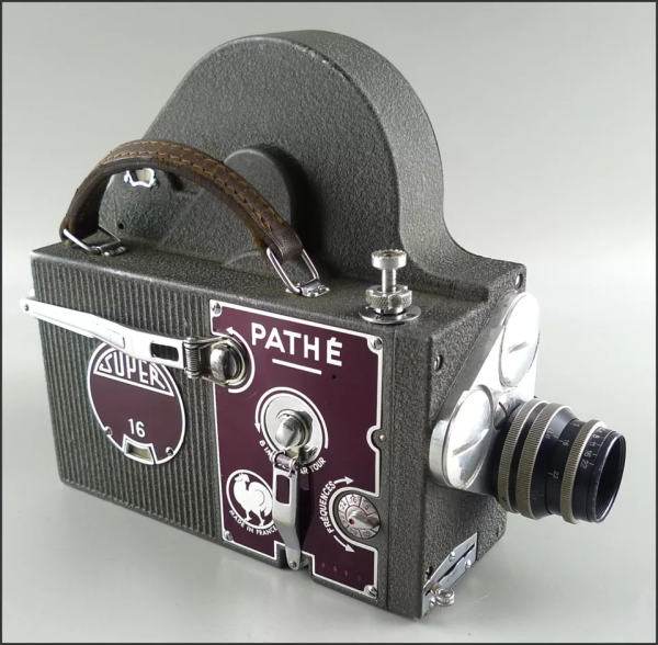 Rare Pathé Super 16 Turret Movie Camera with Angénieux 1.4 25mm Lens (Type S41) - For Parts or Repair Cheap