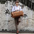 Mens Vintage Leather Duffle Bag Online Sale