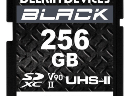 Delkin Devices 256GB BLACK UHS-II SDXC Memory Card Fashion