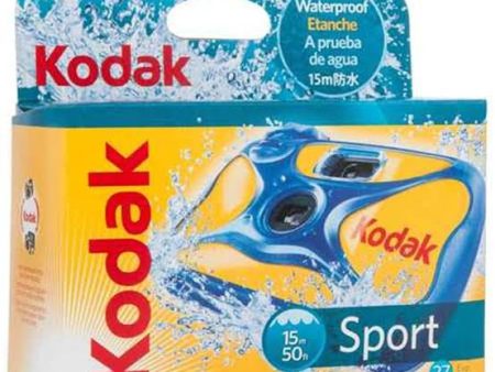 Kodak One Time Use Cameras Water 6 Sport 27 Exposure Hot on Sale