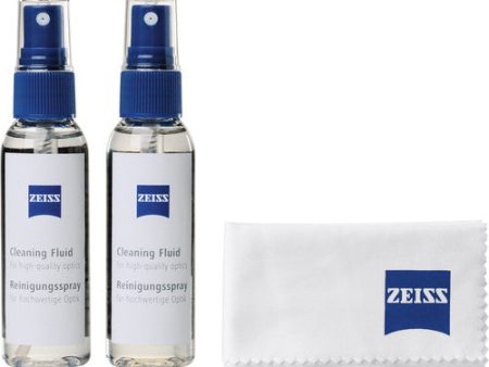 ZEISS Cleaning Fluid (2 oz, 2-Pack) and Cloth on Sale