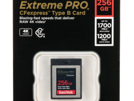 SanDisk 256GB Extreme PRO CFexpress Card Type B Cheap