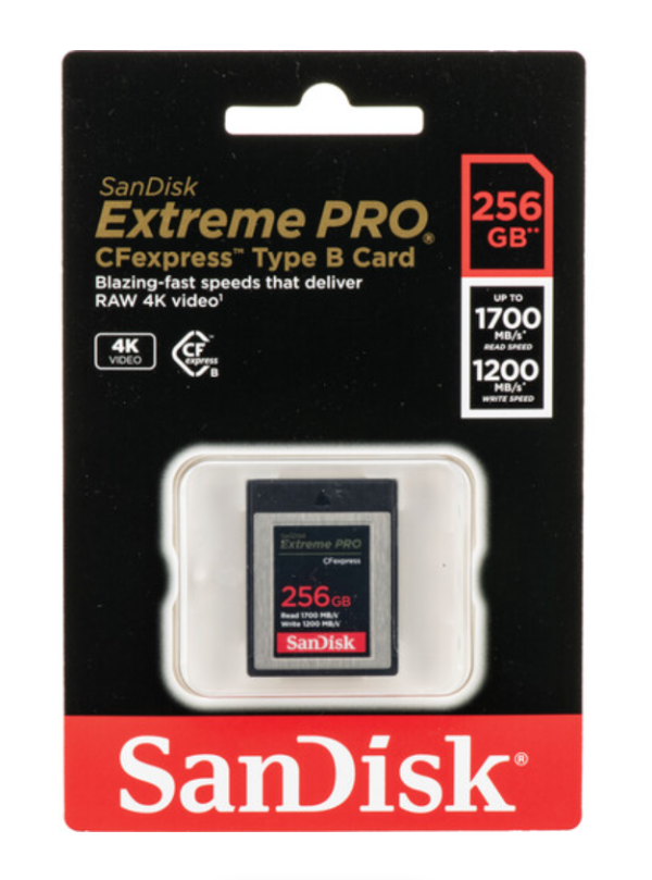 SanDisk 256GB Extreme PRO CFexpress Card Type B Cheap