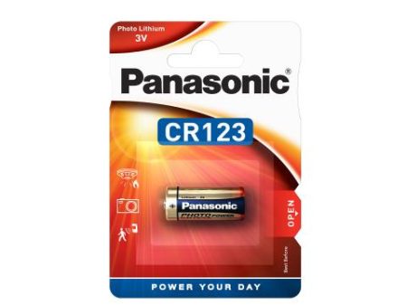 Panasonic CR123A Lithium 3v Battery Hot on Sale