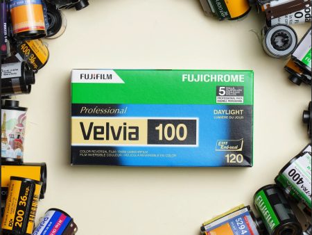 Fujifilm Velvia 100 120 Medium Format Slide Film Supply