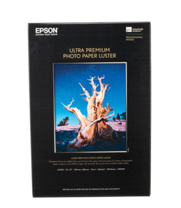 Epson Ultra Premium Luster Photo Paper (13 x 19 , 100 Sheets) Sale