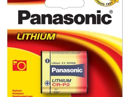 Panasonic CR-P2 Lithium Battery Online now