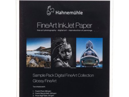 Hahnemühle Sample Pack Glossy FineArt (8.5x11”, 16 sheets) Online Sale