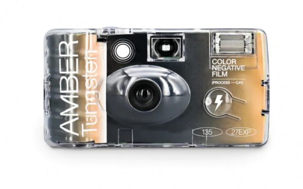 Amber Tungsten Disposable Film Camera 800 35mm x 27 exp. With Flash For Discount